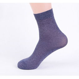 黃大生 男士絲襪中筒夏季超薄冰絲防臭透氣薄款襪子男